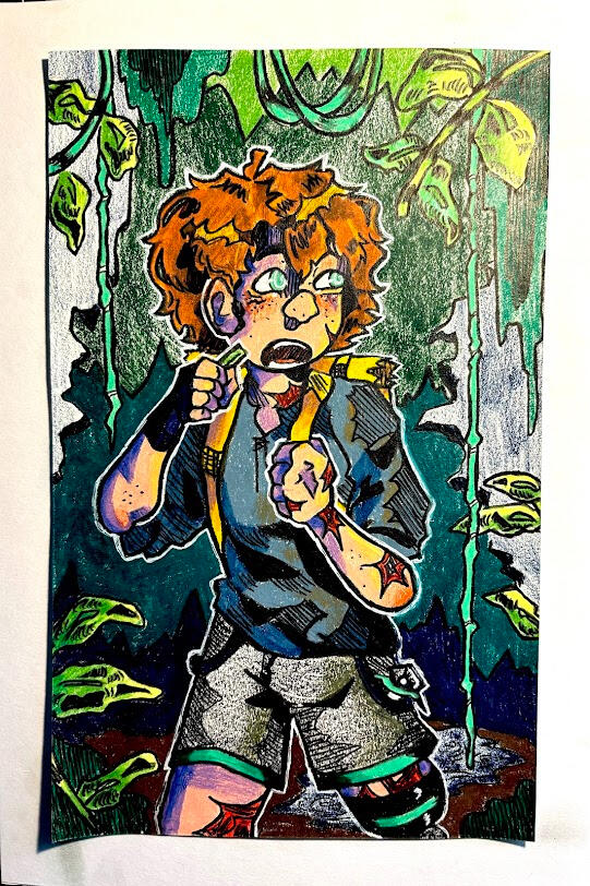 Colored Pencil, 5x8"